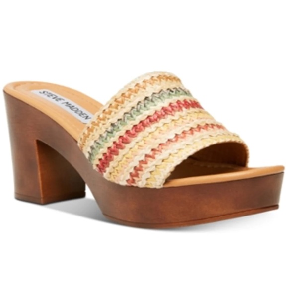 Steve Madden Slip On Platform Sandal - Picture 2 of 7